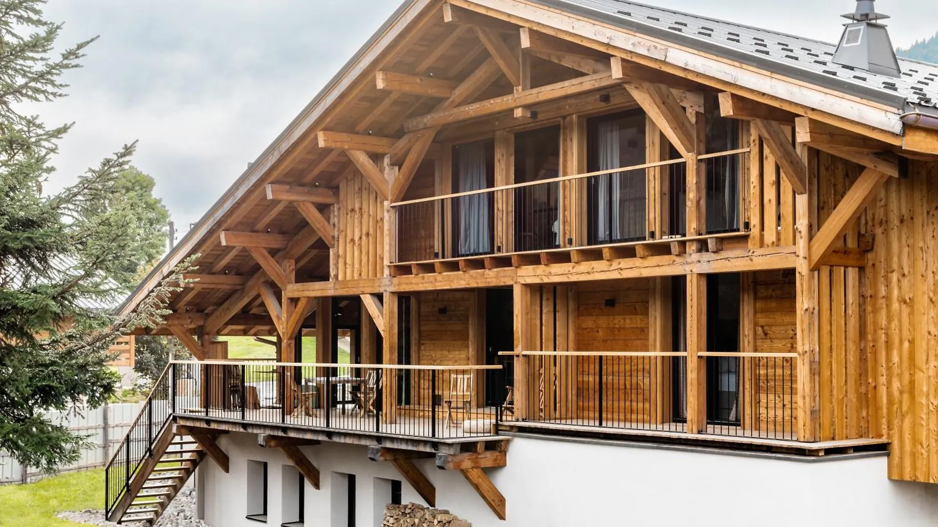 Chalet De 8 Chambres Megeve - 16 Personnes